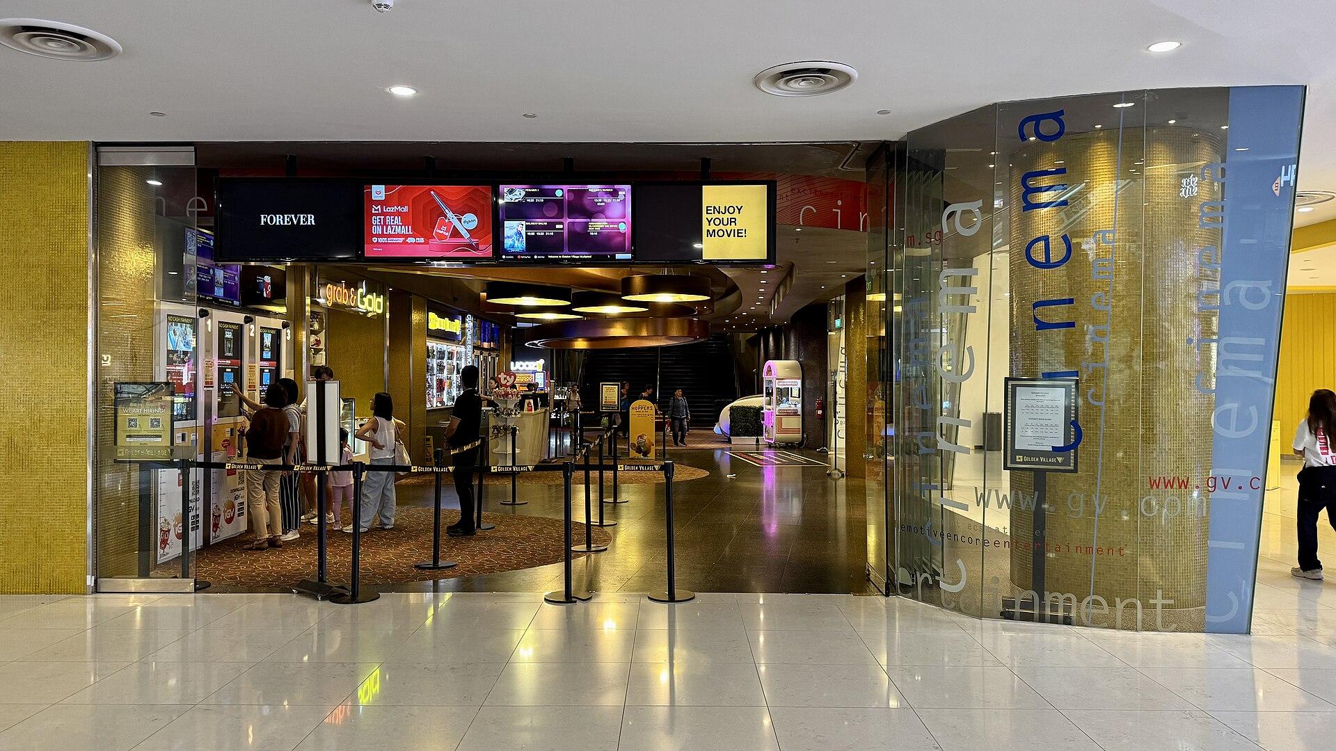 Golden Village cinema hall (VivoCity) — GV brand cinema reference for East Singapore picks