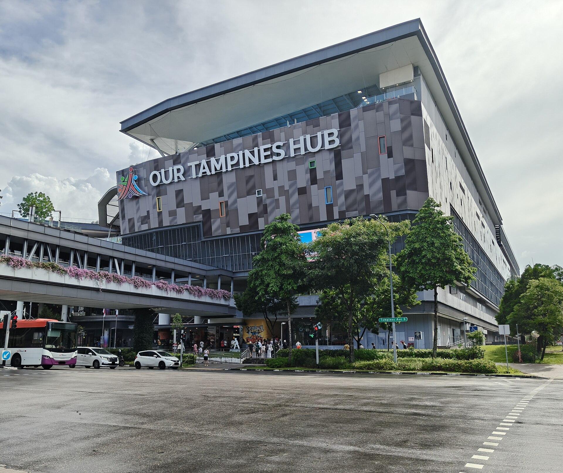 Our Tampines Hub exterior near Tampines — east-side amenity cluster